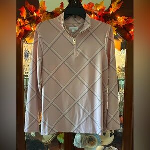 CHARTER CLUB EUC Quarter Zip Top~M